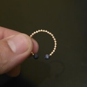 SOLD!! Petite gold beads ring